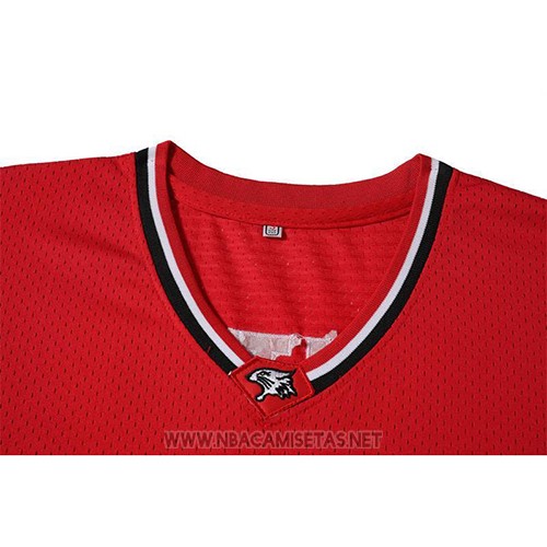 Camiseta Pelicula Wildcats Bolton NO 14 Rojo